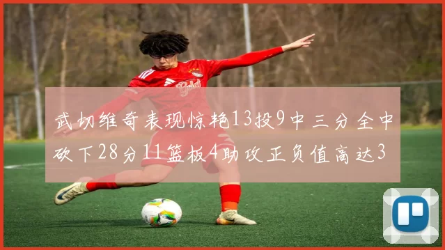 武切维奇表现惊艳13投9中三分全中砍下28分11篮板4助攻正负值高达35